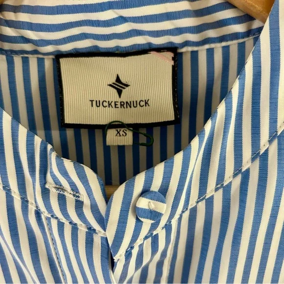 Tuckernuck Stripe Royal Shirt Dress in Blue Stripe sz XS Dresses